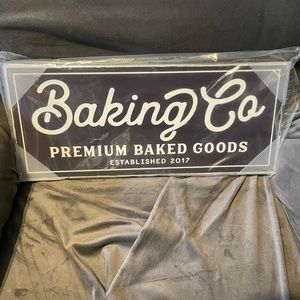 Baking Co - Wood Sign